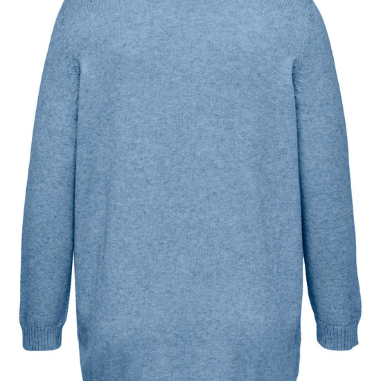 Blød cardigan med lommer fra Carmakoma-Pluspige