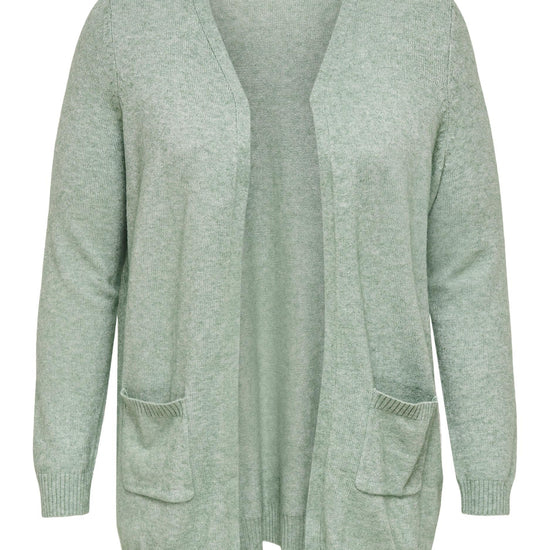 Blød cardigan med lommer fra Carmakoma-Pluspige