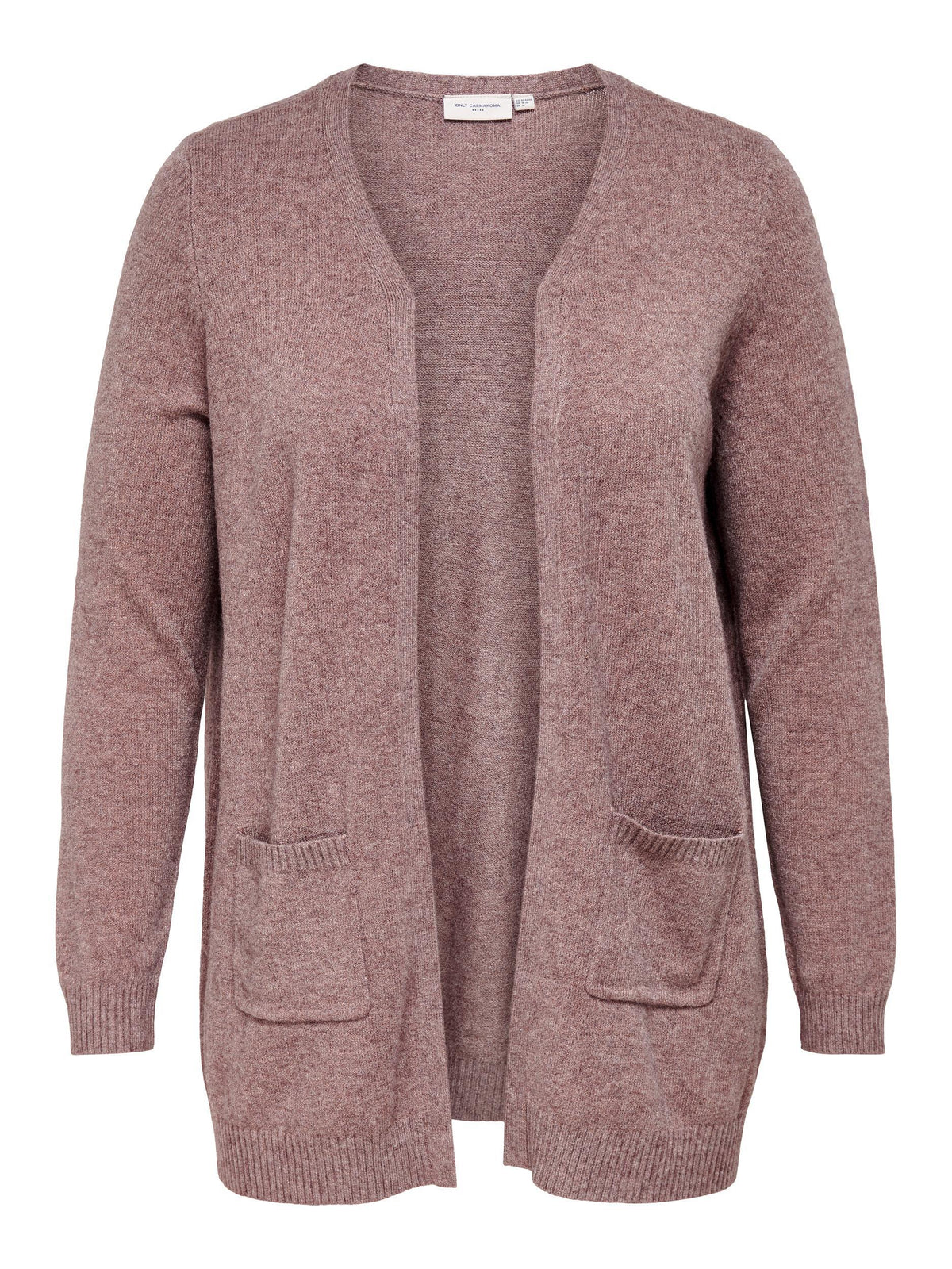Blød cardigan med lommer fra Carmakoma-Pluspige