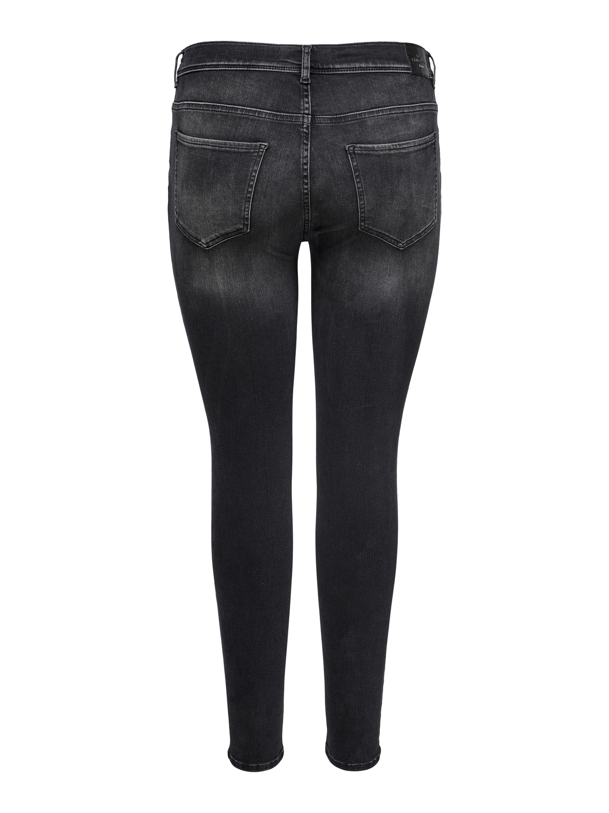 Forvaskede jeans med høj talje fra Carmakoma-Pluspige