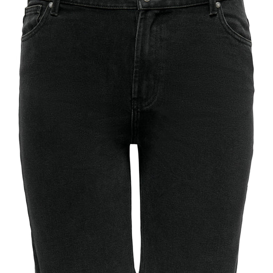 Mily denim-shorts med høj talje fra Carmakoma!-Pluspige