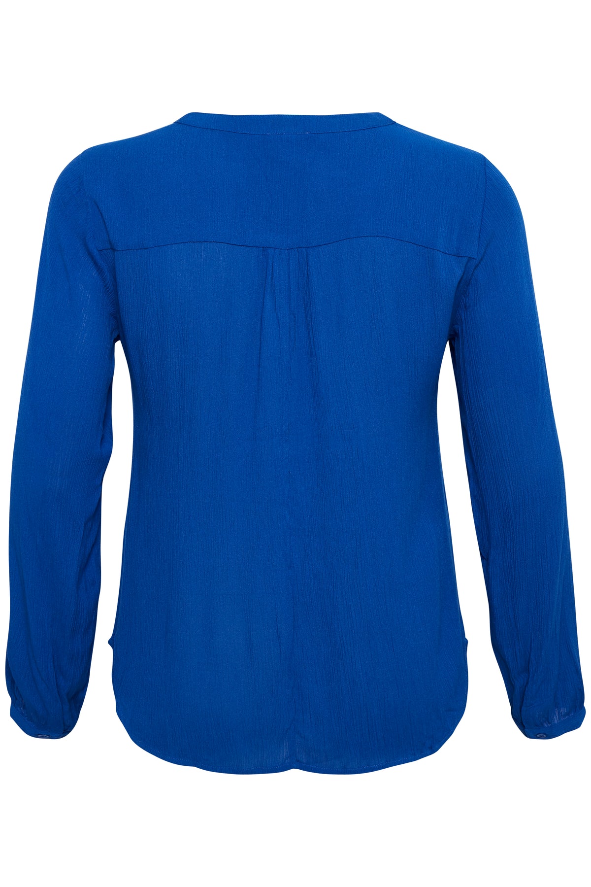 Bluse i crepe-viscose fra Kaffe Curve-Pluspige