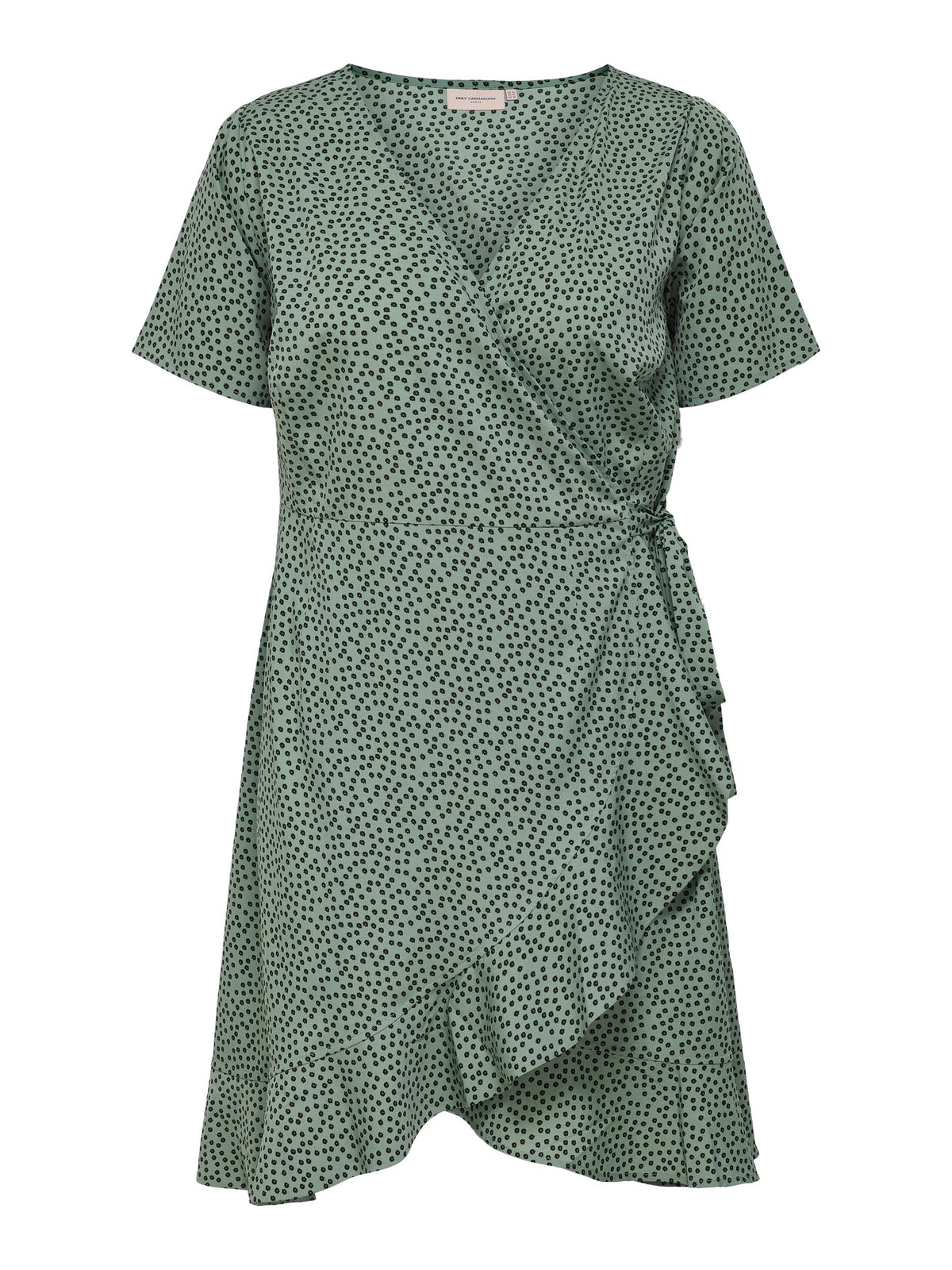 CarLivia Wrap Knee Dress-Pluspige