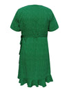 CarLivia Wrap Knee Dress-Pluspige