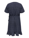 CarLivia Wrap Knee Dress-Pluspige