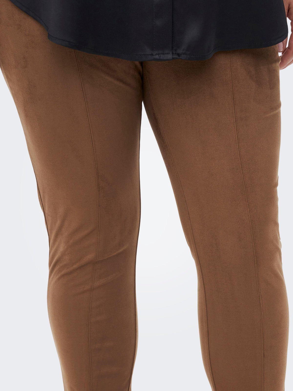 CarJennie Faux Suede Leggings-Pluspige