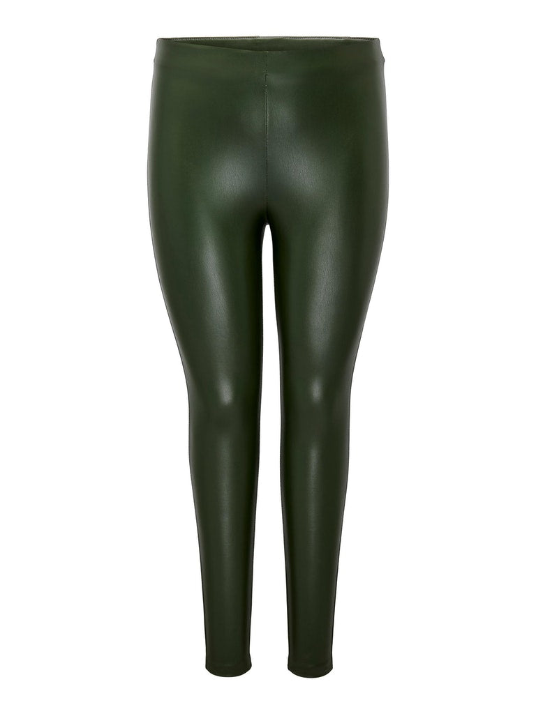 CarHanna Faux Leather Leggings-Pluspige