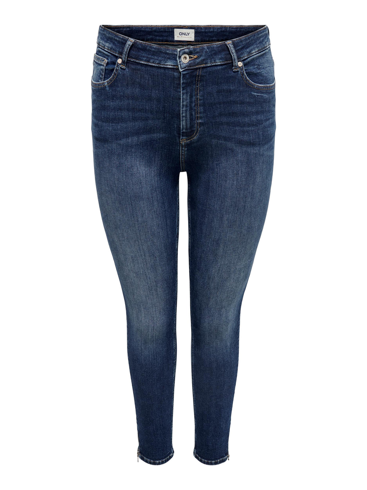 CarWilly Skinny Ankle Zip Jeans-Pluspige