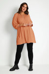 Tunic i viscose fra Kaffe Curve-Pluspige