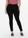 CarHuba Skinny Black Jeggings-Pluspige