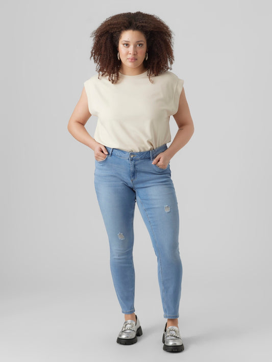 VMSELA MR  SKINNY  JEANS CUR